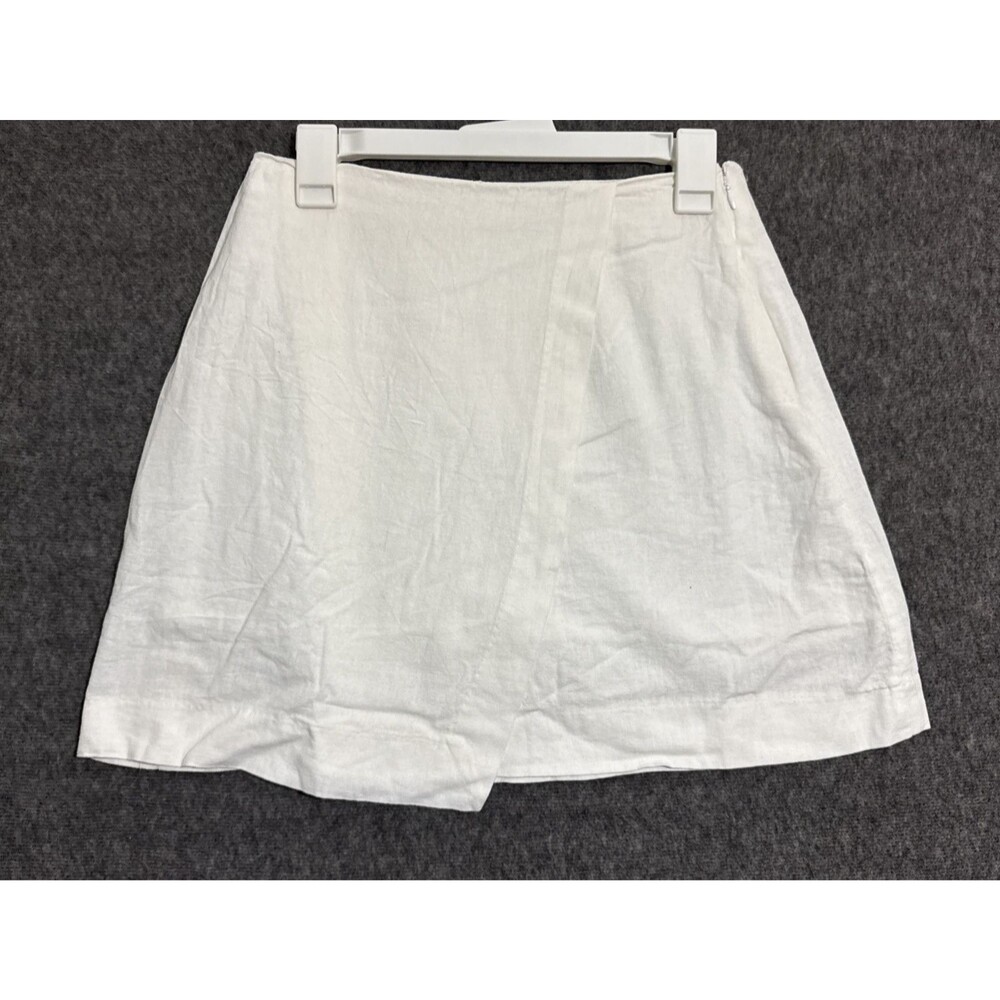 A New Day Women's Skirt Open Front White Size 4